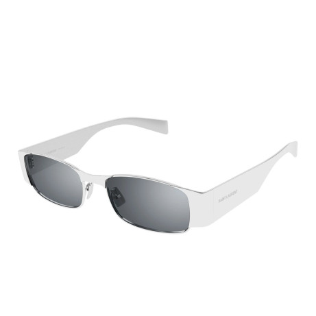Occhiali sole uomo donna Luxury Saint Laurent SL 738 001 silver silver silver nuova collezione 2