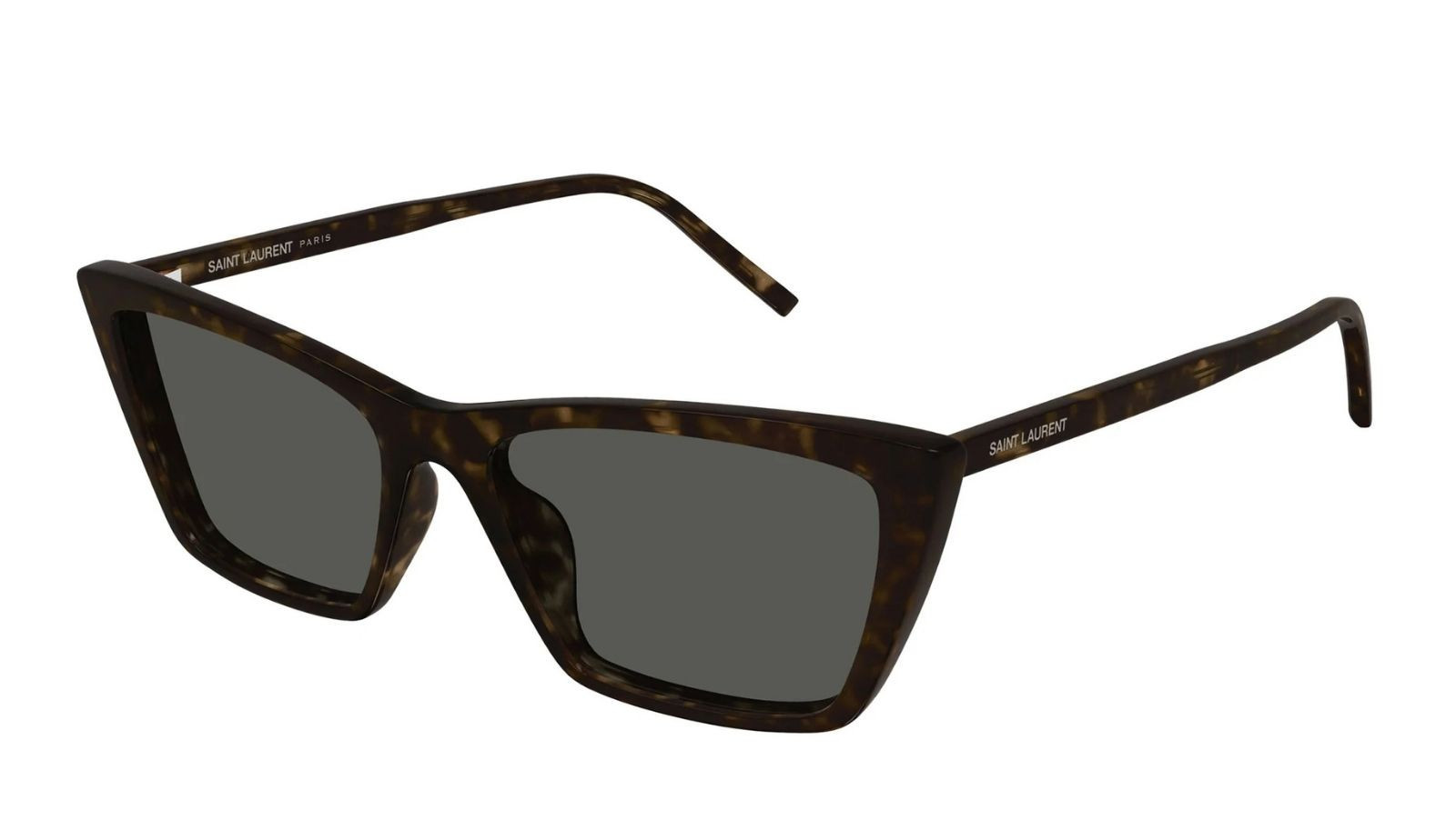 Luxury Saint Laurent SL 737 MICA THIN 002 havana havana grey women's sunglasses new collection