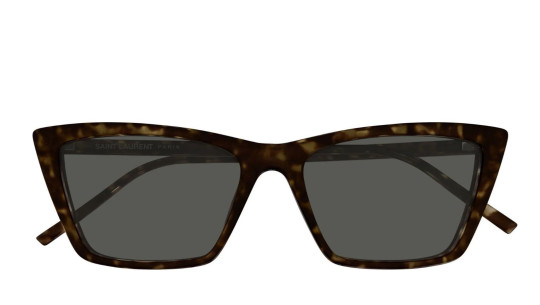 Luxury Saint Laurent SL 737 MICA THIN 002 havana havana grey women's sunglasses new collection