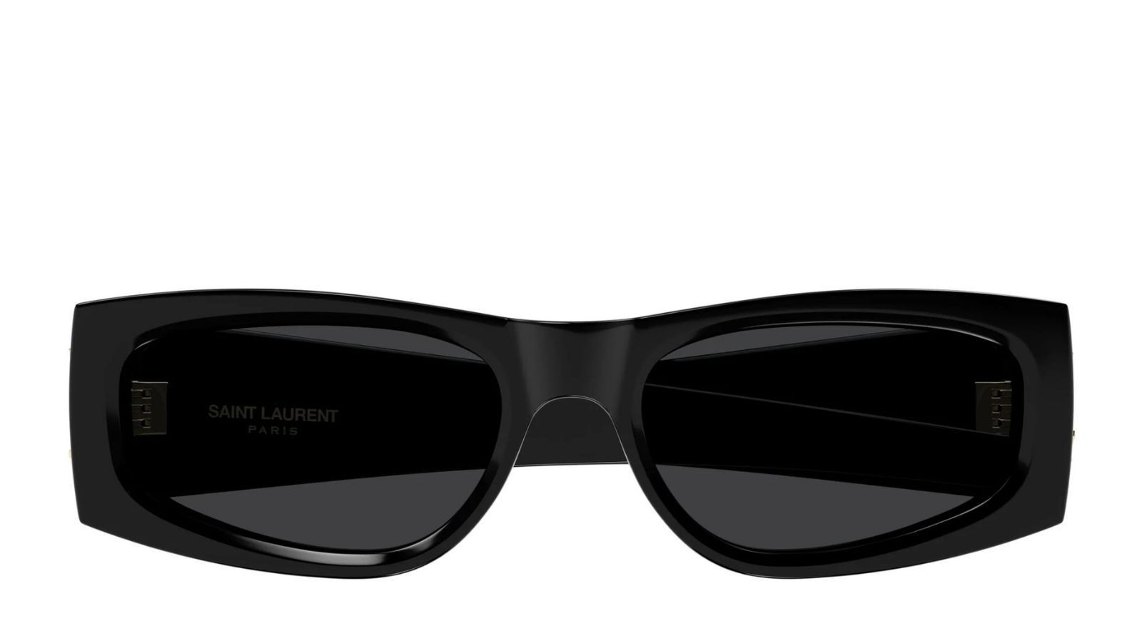 Luxury Saint Laurent SL M140 001 women's sunglasses black black black new collection