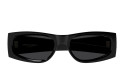 Luxury Saint Laurent SL M140 001 women's sunglasses black black black new collection