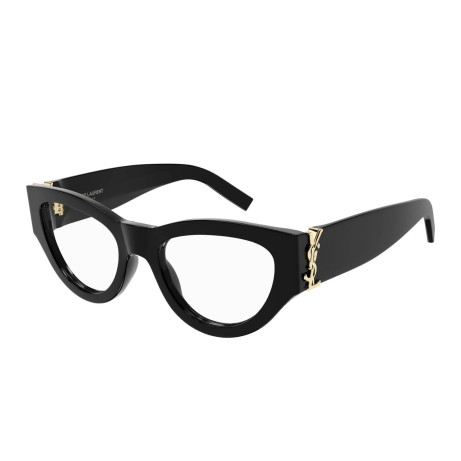 Luxury Saint Laurent SL M94 OPT 001 women's eyeglasses black black transpare new collection 2