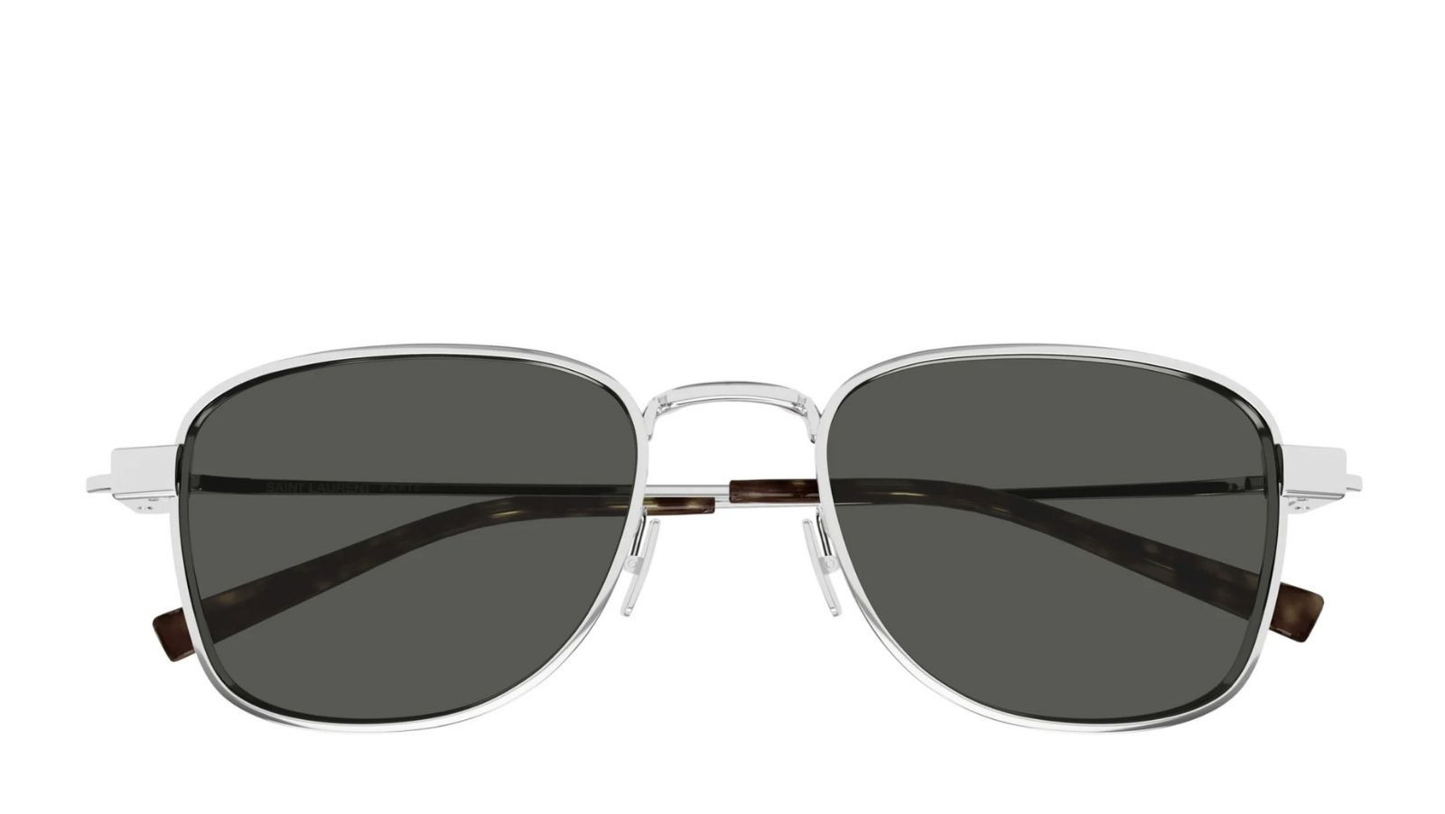 Occhiali da sole uomo Luxury Saint Laurent SL 741 002 silver silver grey nuova collezione