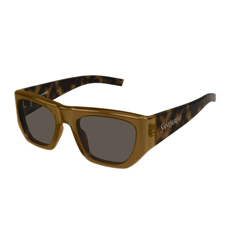 Luxury Saint Laurent SL 740 002 Brown Havana Brown Sunglasses New Collection 2