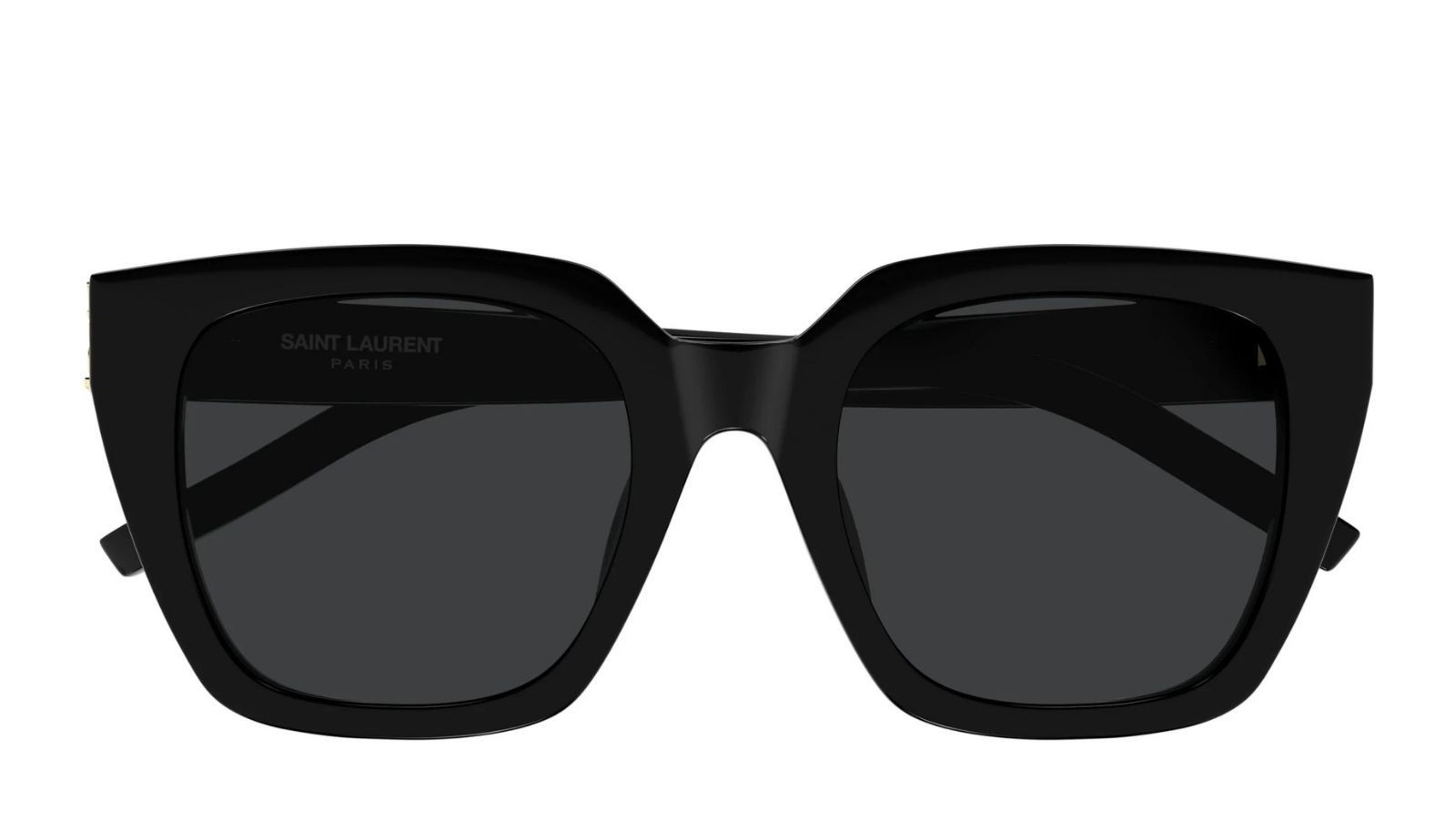 Luxury Saint Laurent SL M143 001 women's sunglasses black black black new collection