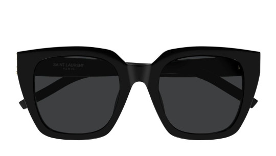 Luxury Saint Laurent SL M143 001 women's sunglasses black black black new collection