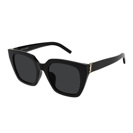 Luxury Saint Laurent SL M143 001 women's sunglasses black black black new collection 2