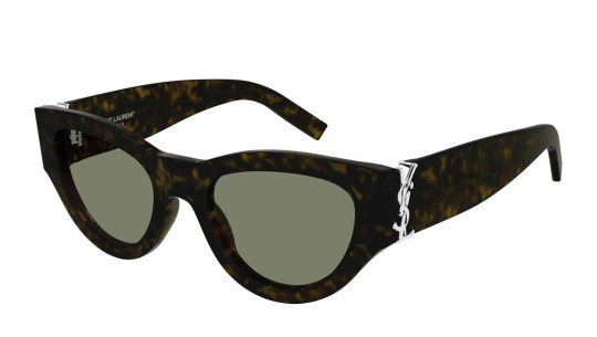 Occhiali da sole donna Luxury Saint Laurent SL M94 008 havana havana green nuova collezione