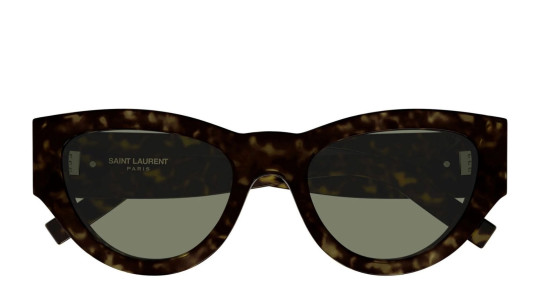 Occhiali da sole donna Luxury Saint Laurent SL M94 008 havana havana green nuova collezione