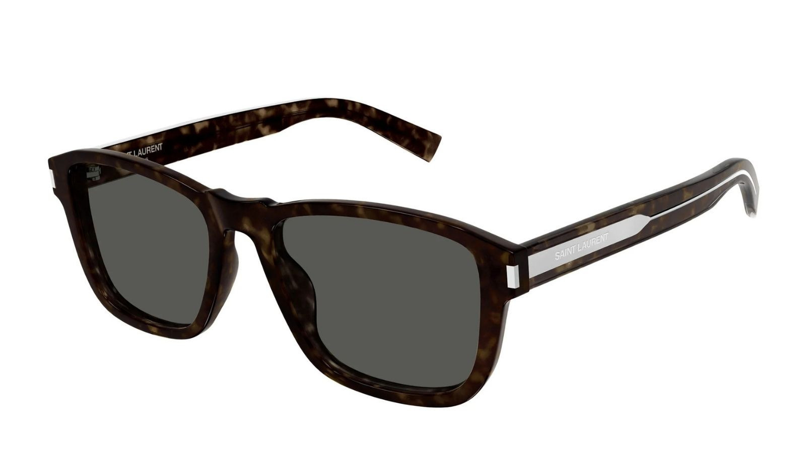 Occhiali da sole uomo Luxury Saint Laurent SL 710 002 havana crystal grey nuova collezione