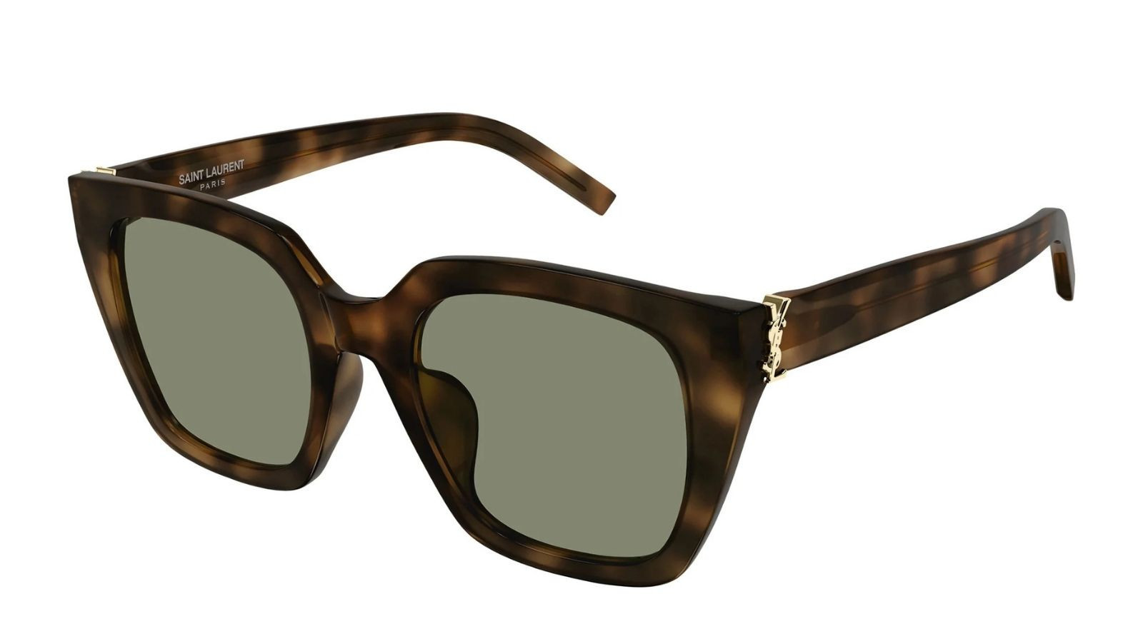 Occhiali da sole donna Luxury Saint Laurent SL M143 003 havana havana green nuova collezione