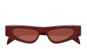 Women's Sunglasses Luxury Gucci GG1779S 003 burgundy burgundy bro new collection