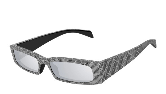 Occhiali da sole uomo Luxury Gucci GG1780S 001 black black silver nuova collezione