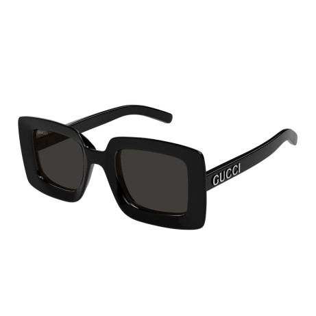 Luxury Gucci GG1718S 001 women's sunglasses black black grey new collection 2