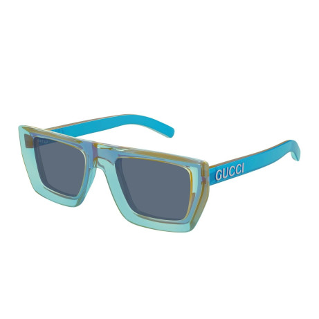 Occhiali da sole uomo donna Luxury Gucci GG1723S 003 blue blue blue nuova collezione 2