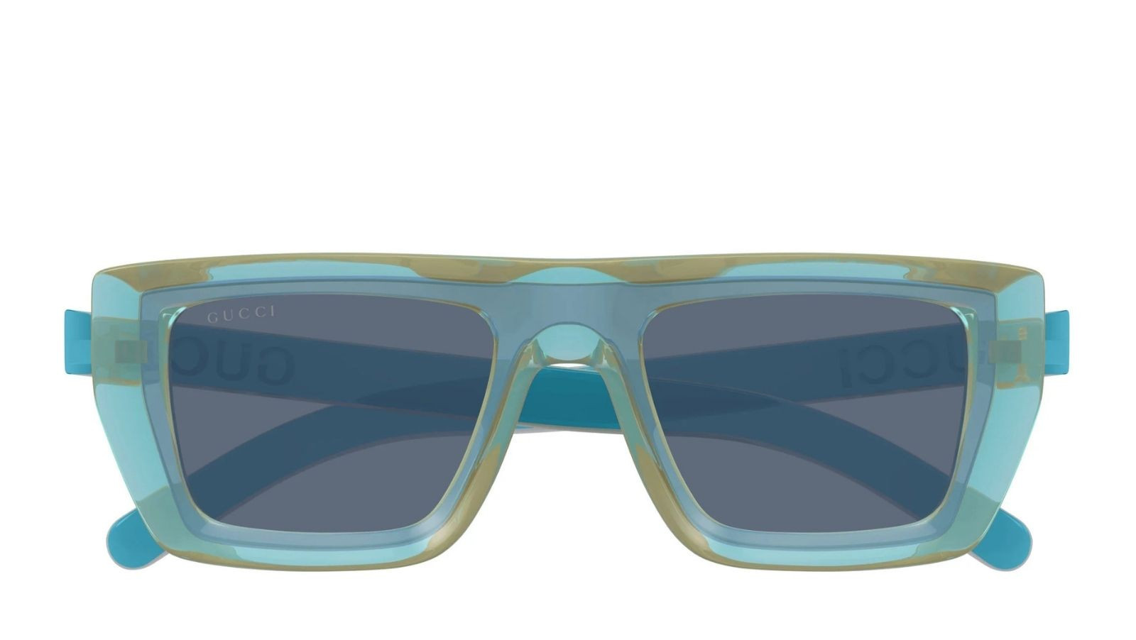 Occhiali sole uomo donna Luxury Gucci GG1723S 003 blue blue blue nuova collezione