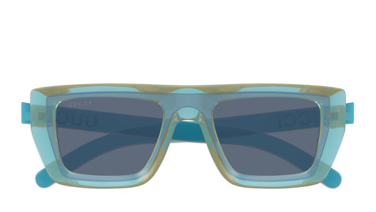 Occhiali sole uomo donna Luxury Gucci GG1723S 003 blue blue blue nuova collezione