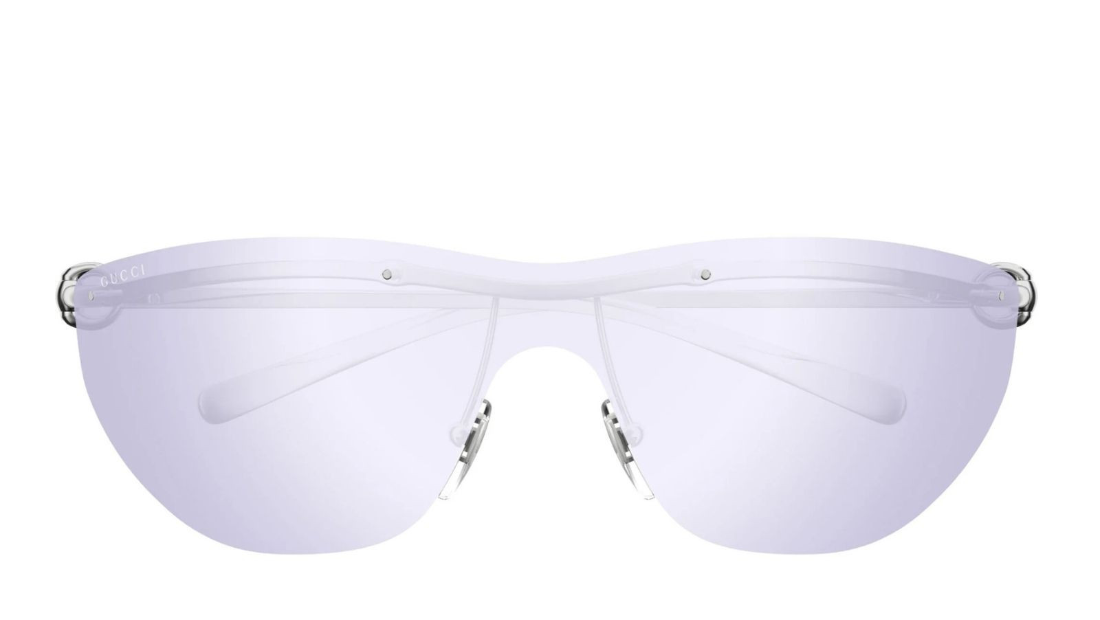 Luxury Gucci GG1700S 003 silver silver violet women's sunglasses new collection