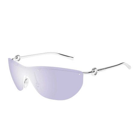 Luxury Gucci GG1700S 003 silver silver violet women's sunglasses new collection 2