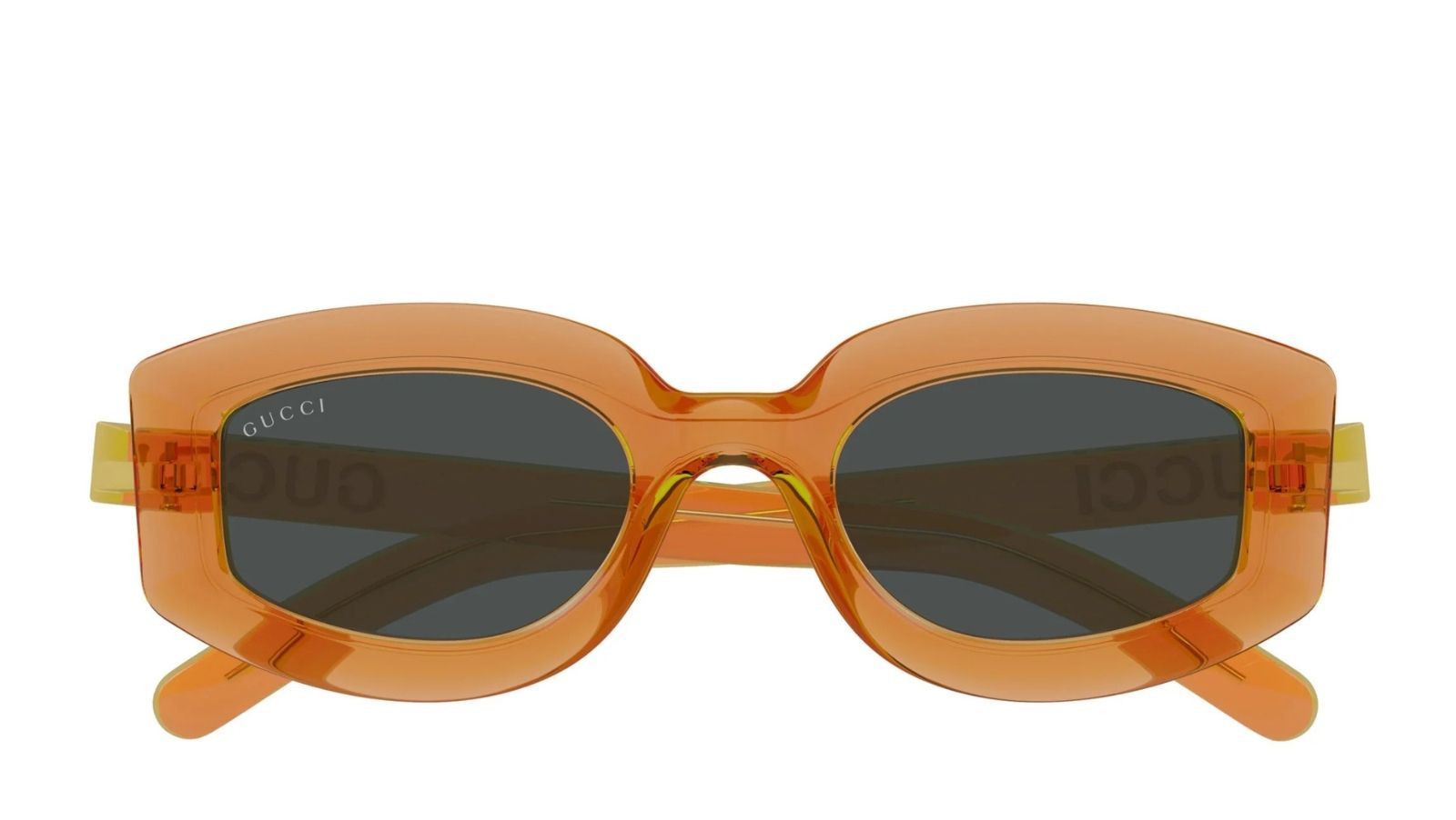 Occhiali da sole donna Luxury Gucci GG1719S 005 orange orange grey nuova collezione