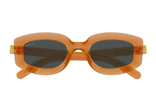 Occhiali da sole donna Luxury Gucci GG1719S 005 orange orange grey nuova collezione