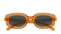 Luxury Gucci GG1719S 005 orange orange grey women's sunglasses new collection