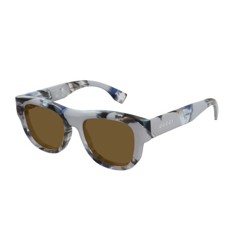 Occhiali da sole uomo Luxury Gucci GG1750S 002 grey grey brown nuova collezione 2