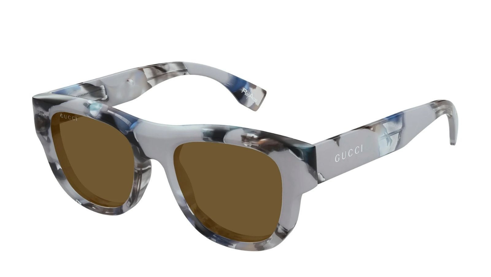 Occhiali da sole uomo Luxury Gucci GG1750S 002 grey grey brown nuova collezione