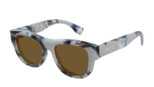 Occhiali da sole uomo Luxury Gucci GG1750S 002 grey grey brown nuova collezione