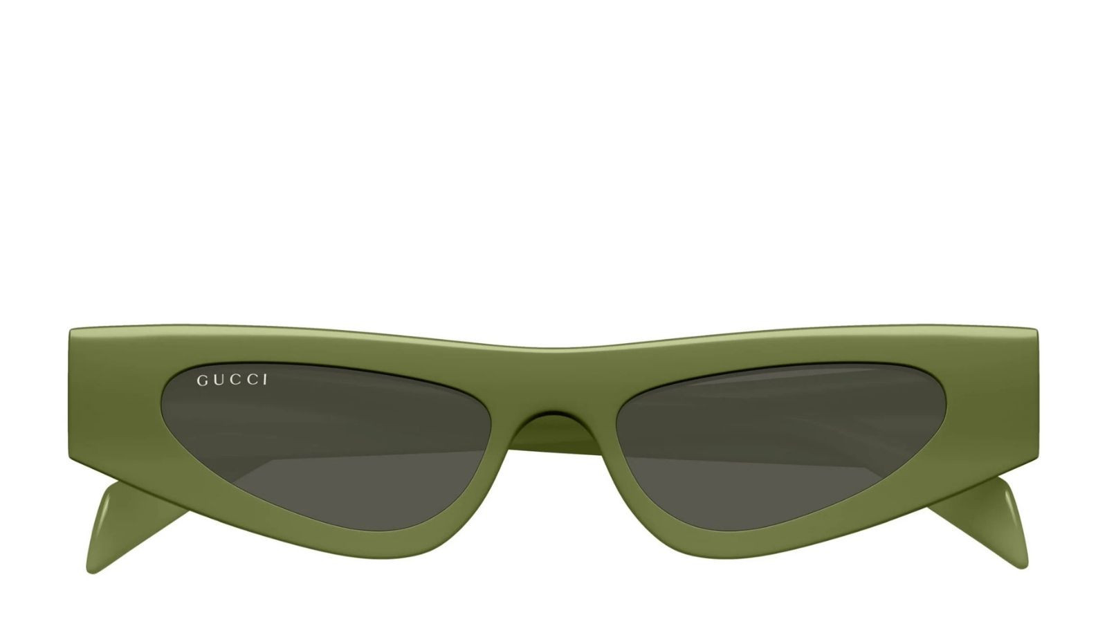 Luxury Gucci GG1779S 007 green green grey women's sunglasses new collection