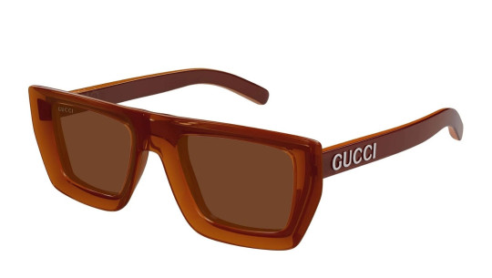 Occhiali sole uomo donna Luxury Gucci GG1723S 002 brown brown brown nuova collezione