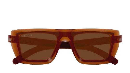 Occhiali sole uomo donna Luxury Gucci GG1723S 002 brown brown brown nuova collezione