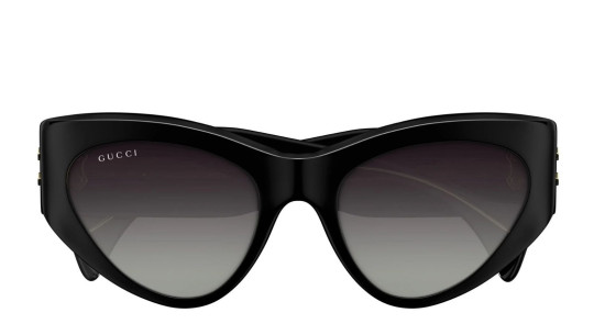 Occhiali da sole donna Luxury Gucci GG1704S 001 black black grey nuova collezione Occhiali da sole donna Luxury Gucci GG1704S 001 black black grey nuova collezione