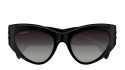 Luxury Gucci GG1704S 001 women's sunglasses black black grey new collection