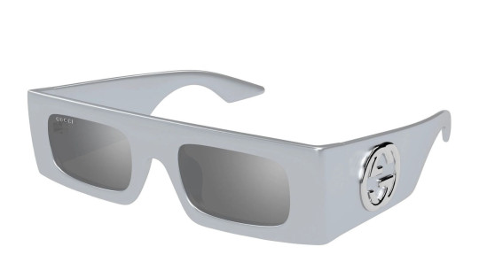 Occhiali da sole donna Luxury Gucci GG1646S 005 silver silver silver nuova collezione