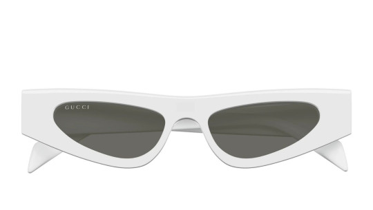 Luxury Gucci GG1779S 002 white white grey women's sunglasses new collection