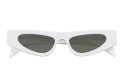 Luxury Gucci GG1779S 002 white white grey women's sunglasses new collection