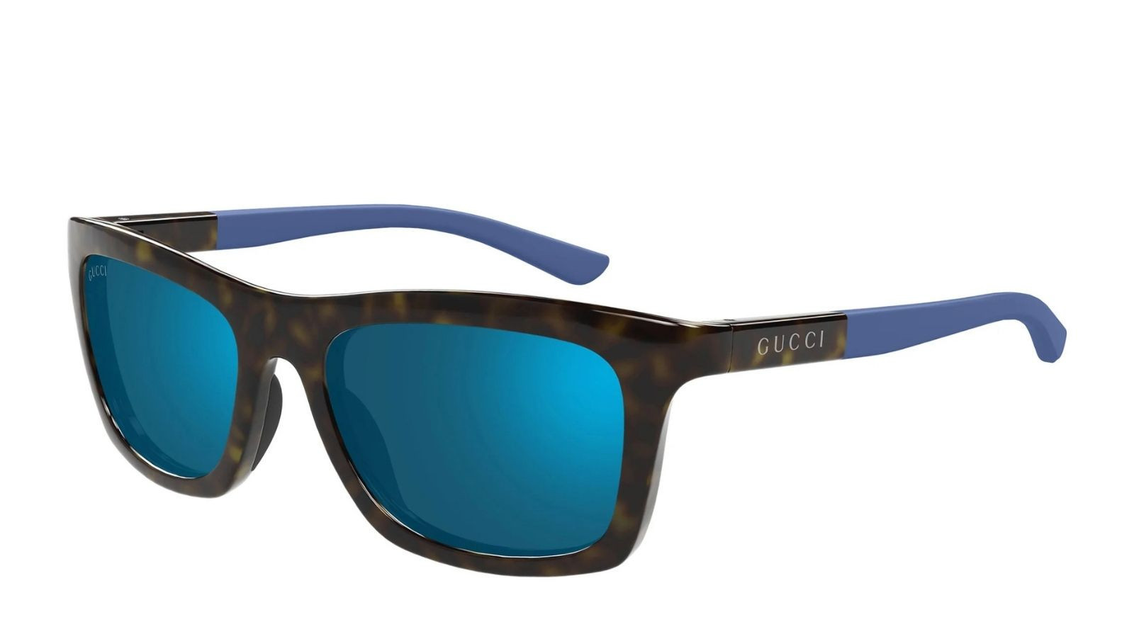 Occhiali da sole uomo Luxury Gucci GG1735S 003 havana blue blue nuova collezione