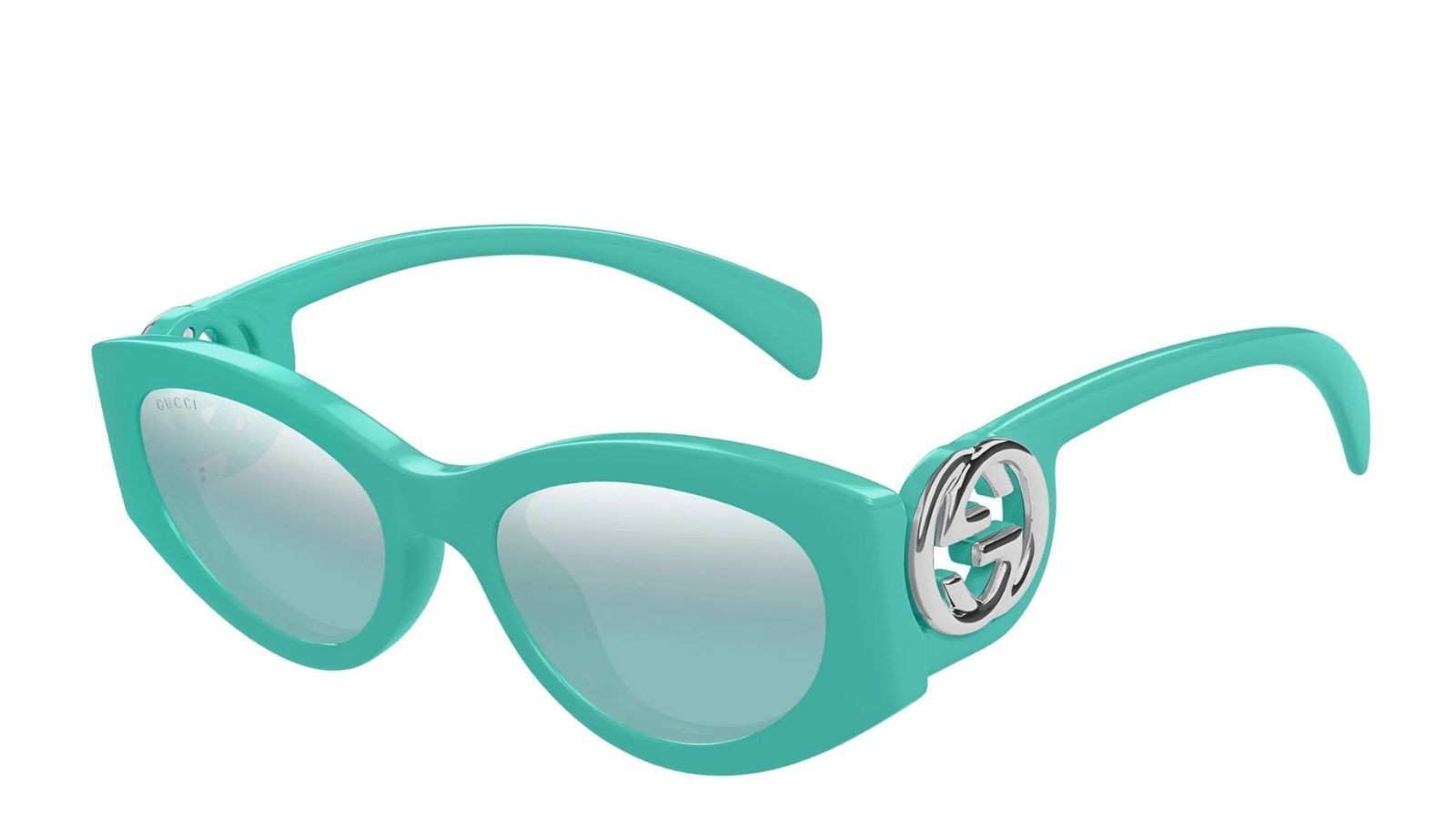 Women's Sunglasses Luxury Gucci GG1691S 004 light blue light blue new collection