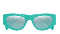 Women's Sunglasses Luxury Gucci GG1691S 004 light blue light blue new collection