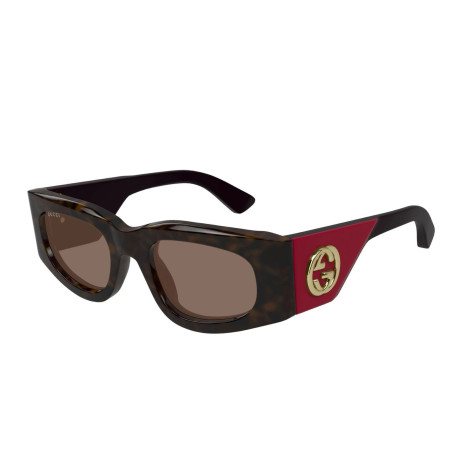 Occhiali da sole donna Luxury Gucci GG1664S 004 havana violet brown nuova collezione 2