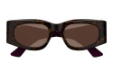 Luxury Gucci GG1664S 004 havana violet brown women's sunglasses new collection