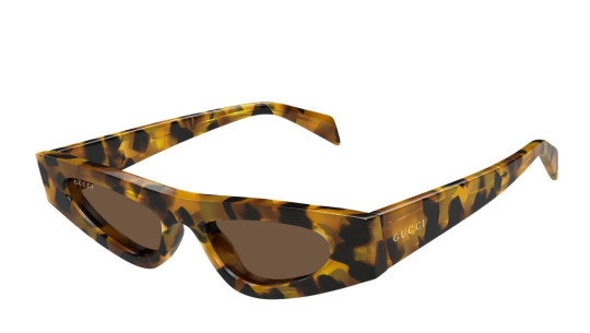 Occhiali da sole donna Luxury Gucci GG1779S 004 havana havana brown nuova collezione