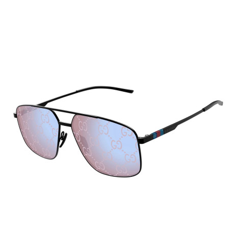 Occhiali da sole uomo Luxury Gucci GG1676S 005 black black violet nuova collezione 2