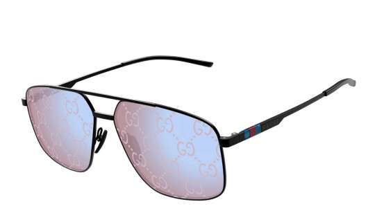 Occhiali da sole uomo Luxury Gucci GG1676S 005 black black violet nuova collezione