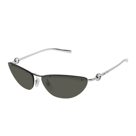 Luxury Gucci GG1701S 001 silver silver grey women's sunglasses new collection 2
