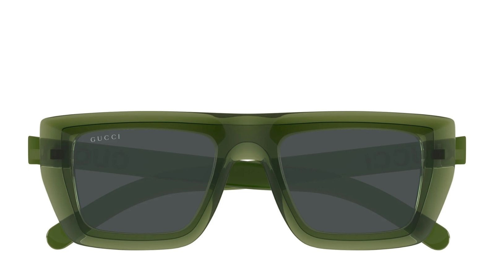 Occhiali da sole uomo donna Luxury Gucci GG1723S 004 green green grey nuova collezione