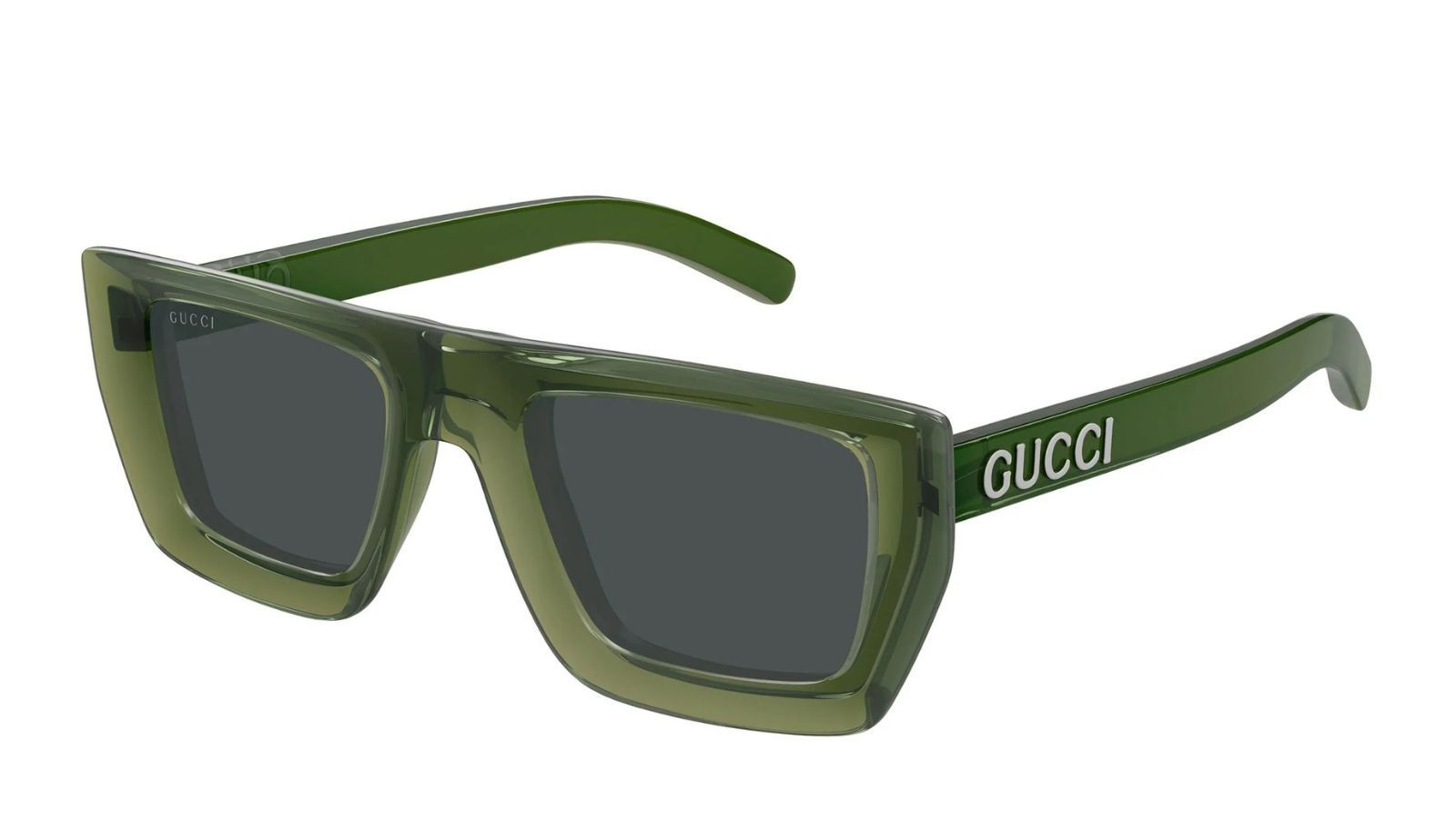 Occhiali da sole uomo donna Luxury Gucci GG1723S 004 green green grey nuova collezione
