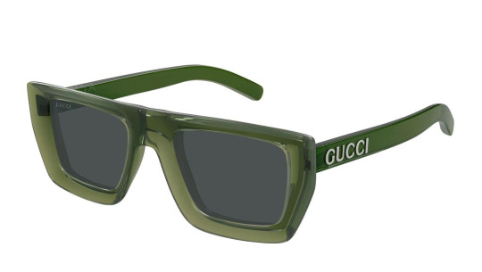 Occhiali da sole uomo donna Luxury Gucci GG1723S 004 green green grey nuova collezione