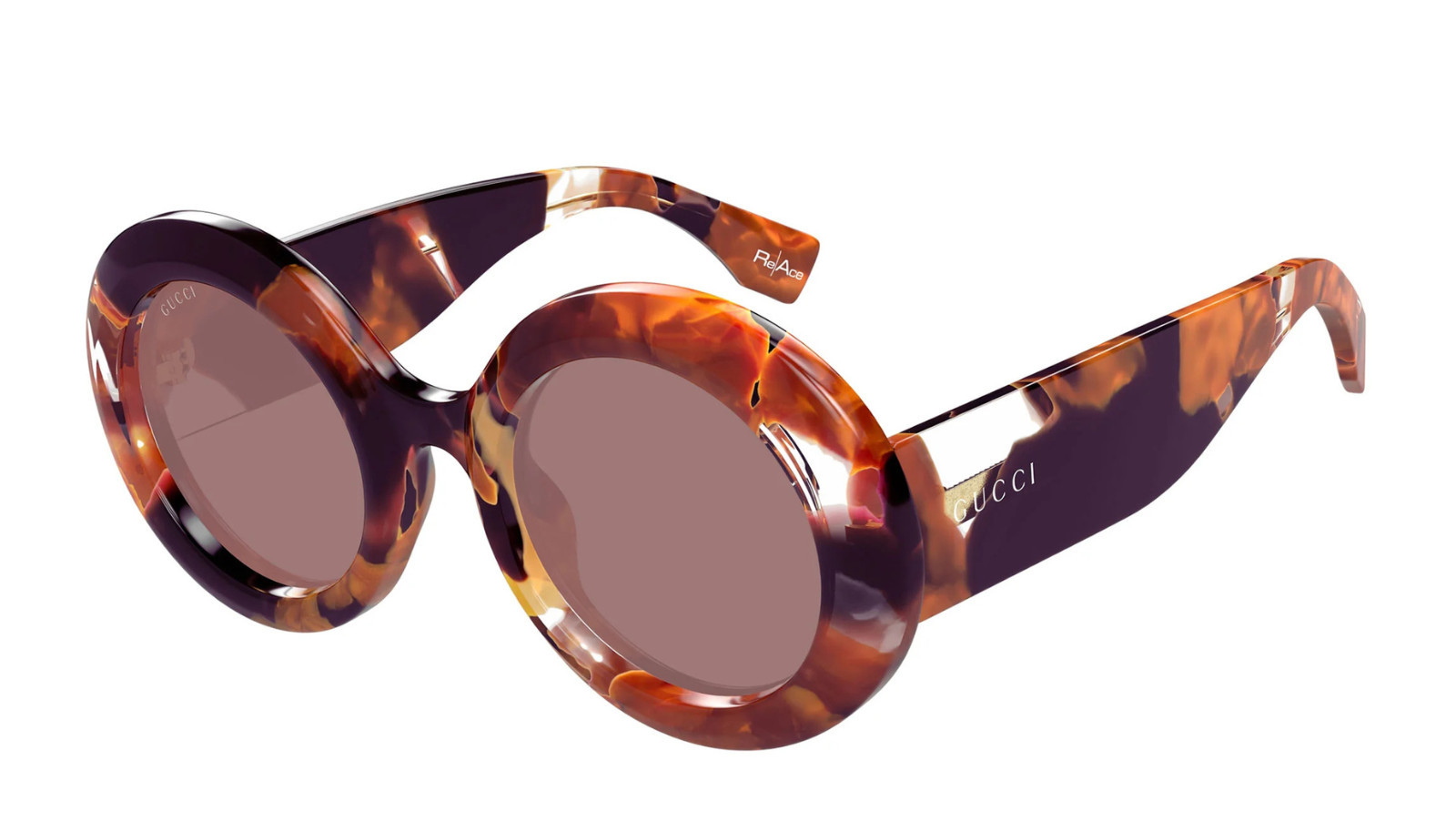 Women's Sunglasses Luxury Gucci GG1748S 002 orange orange violet new collection